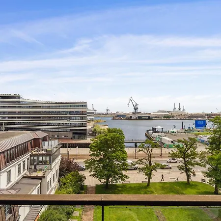Penthouse 1br Lejlighed M 13 M2 Terrasse & Udsigt Århus